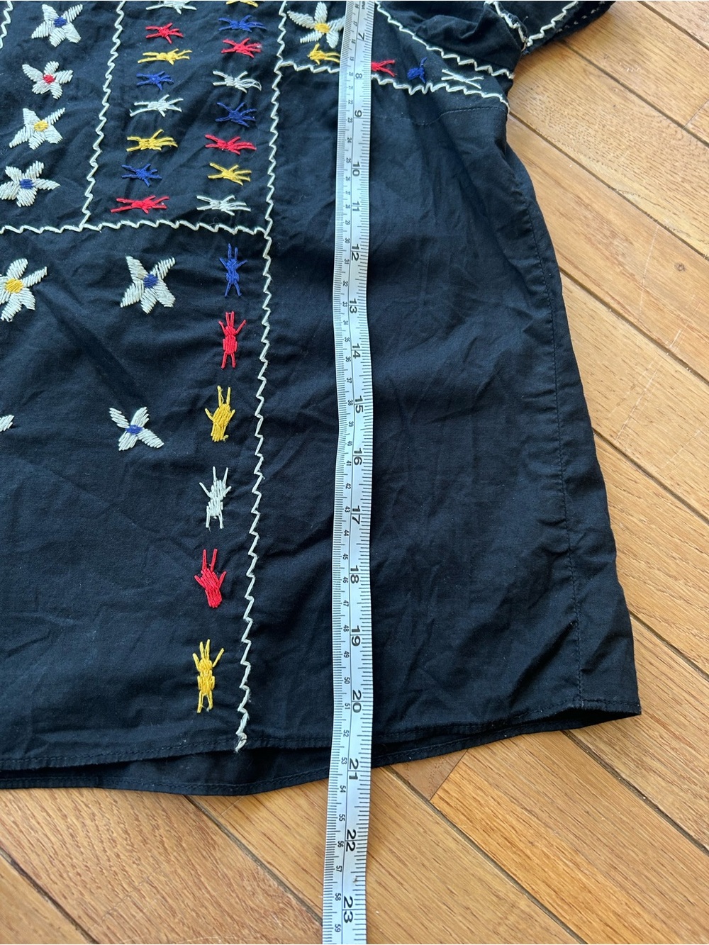 Madewell Embroidered tie-back cut out top - Picture 9 of 16